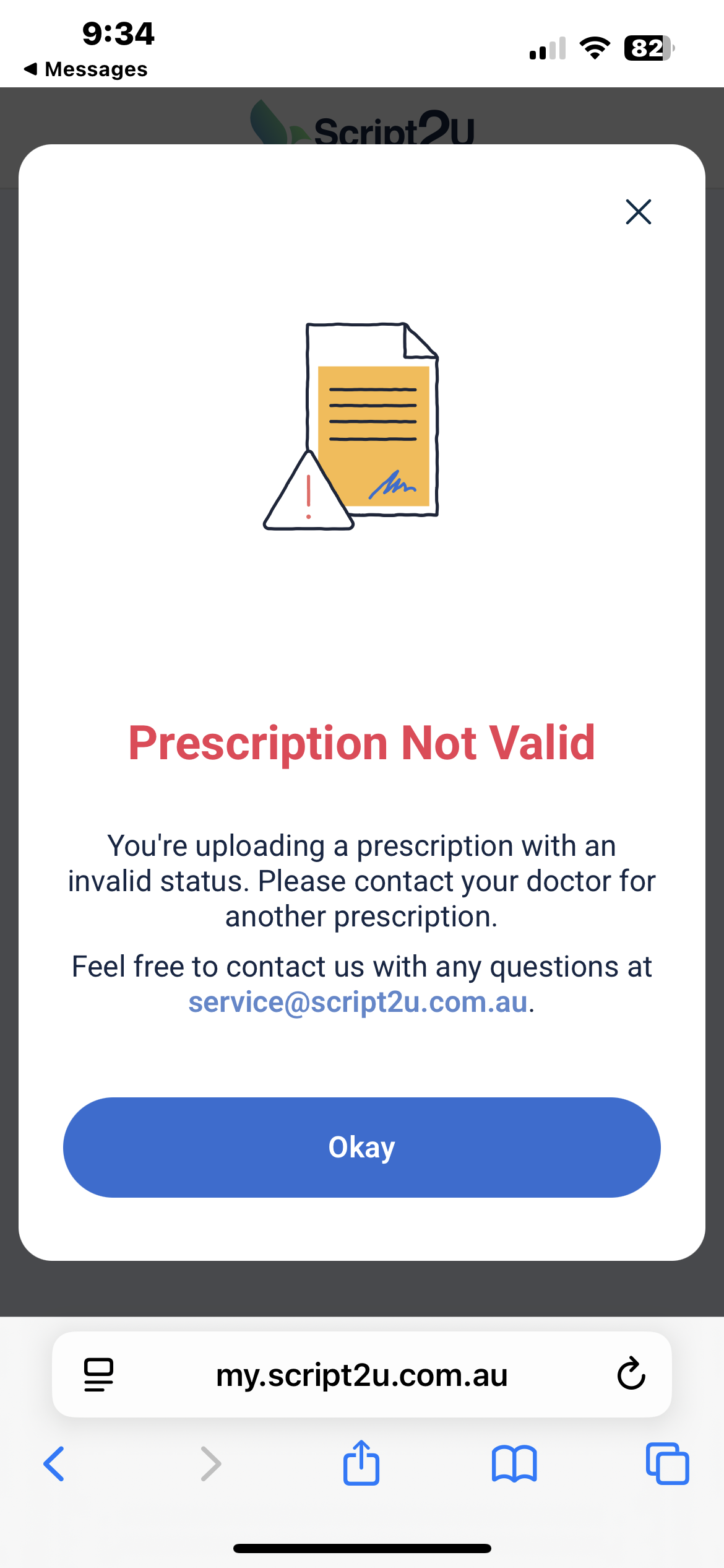 Prescription not valid error.jpeg
